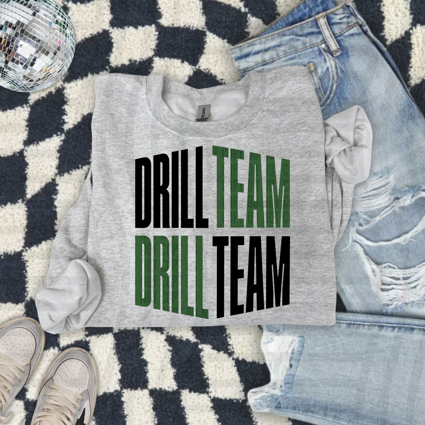 WORD ART DRILL TEAM TEE