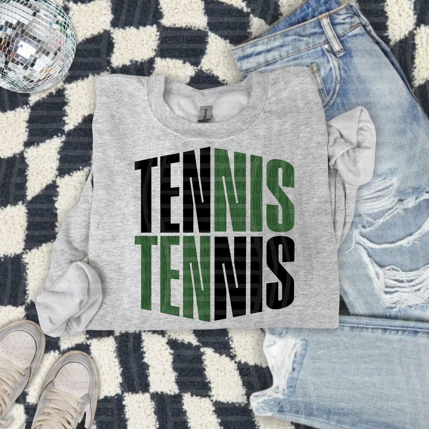 WORD ART TENNIS TEE