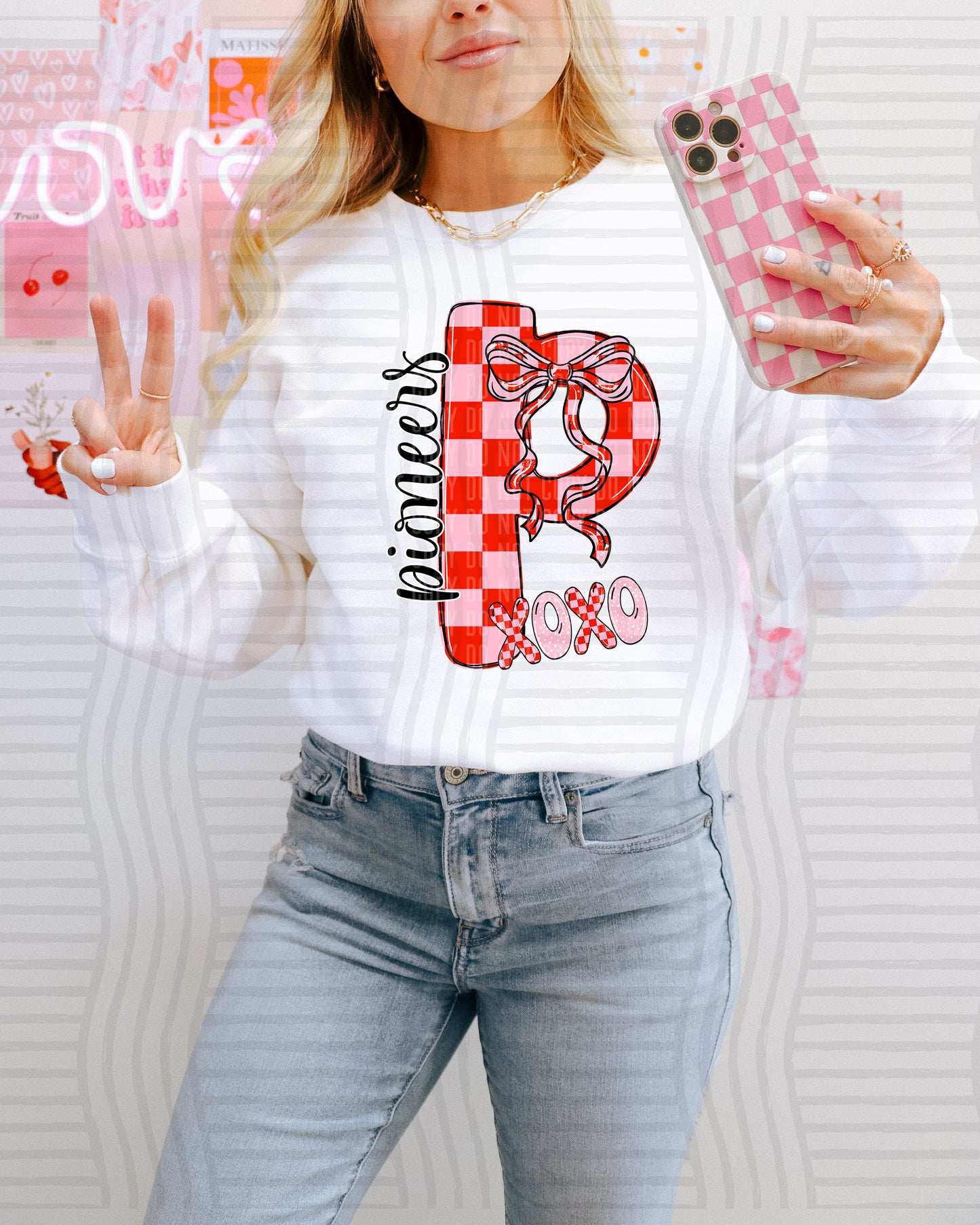 VDAY INITIALS TEE