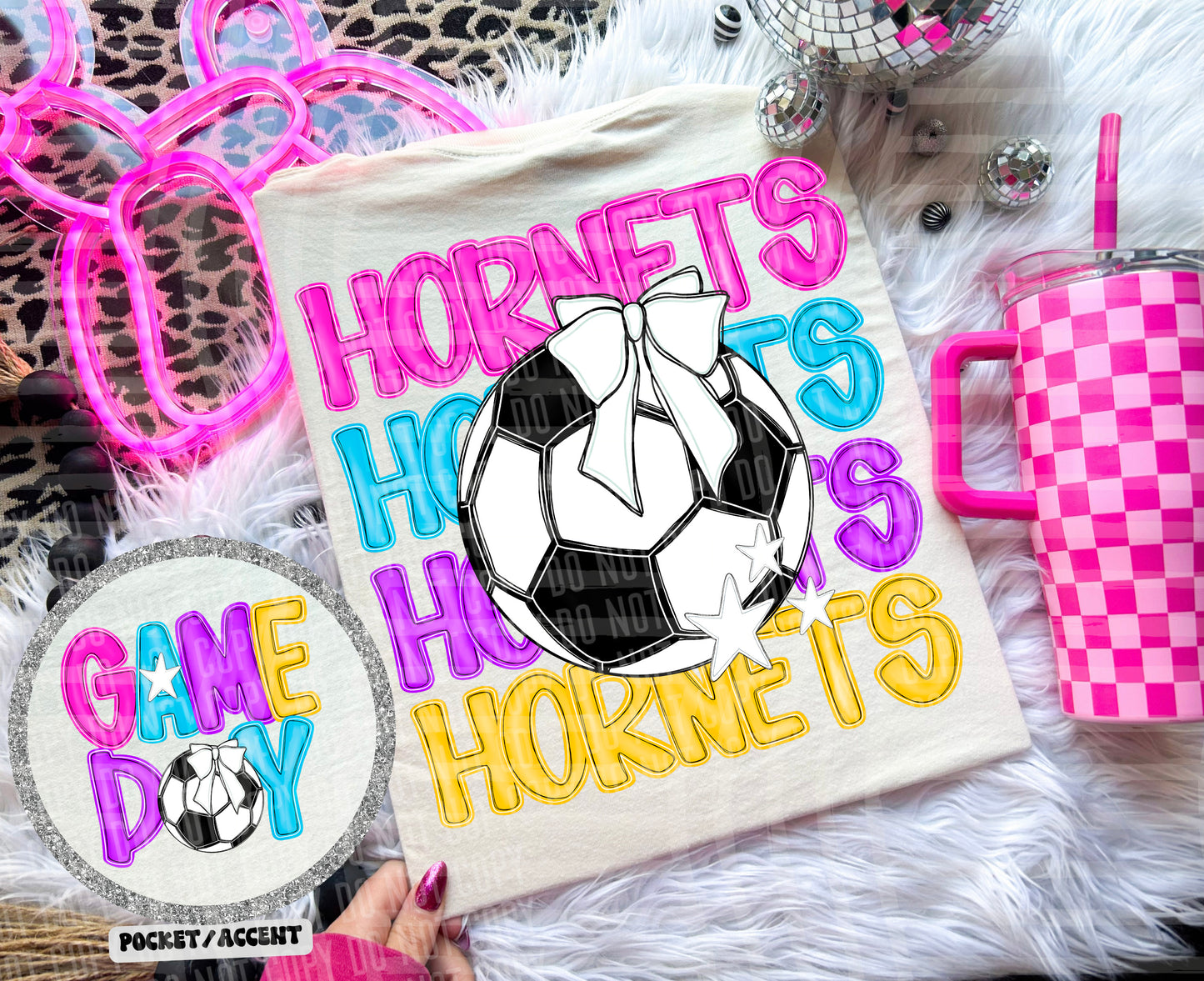 SOCCER BRIGHT & PREPPY MASCOT TEES