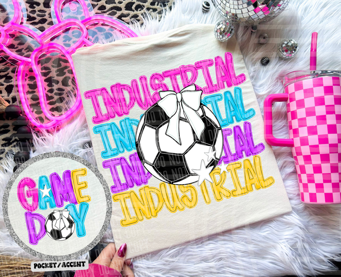 SOCCER BRIGHT & PREPPY MASCOT TEES