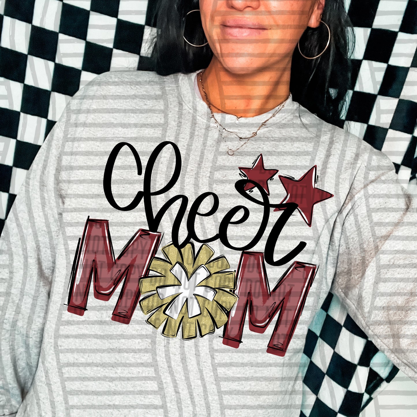 CHEER MOM TEES - 20 COLORS