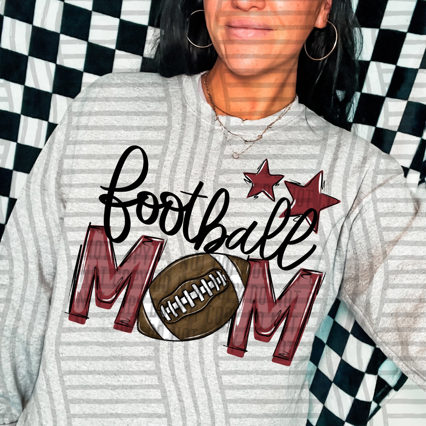 FOOTBALL MOM TEES - 20 COLORS
