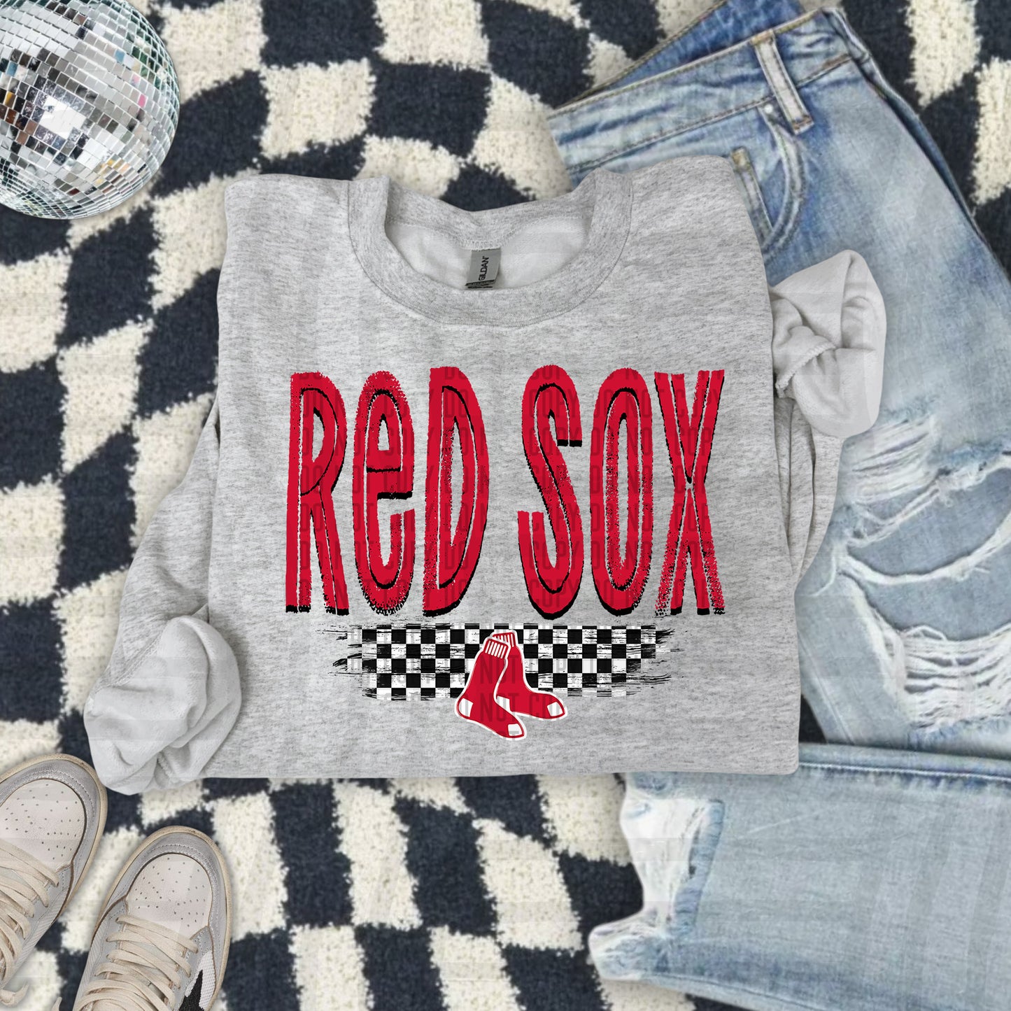 CHECKERED MLB TEES