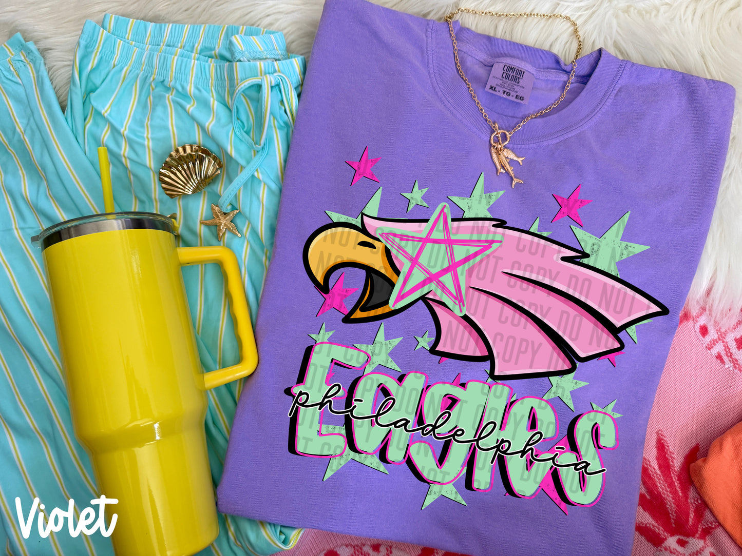 NFL PREPPY STAR EYED TEE