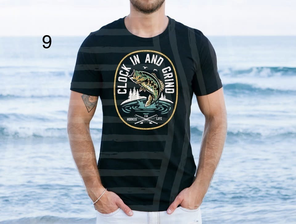VARIETY OF FISHING TEE