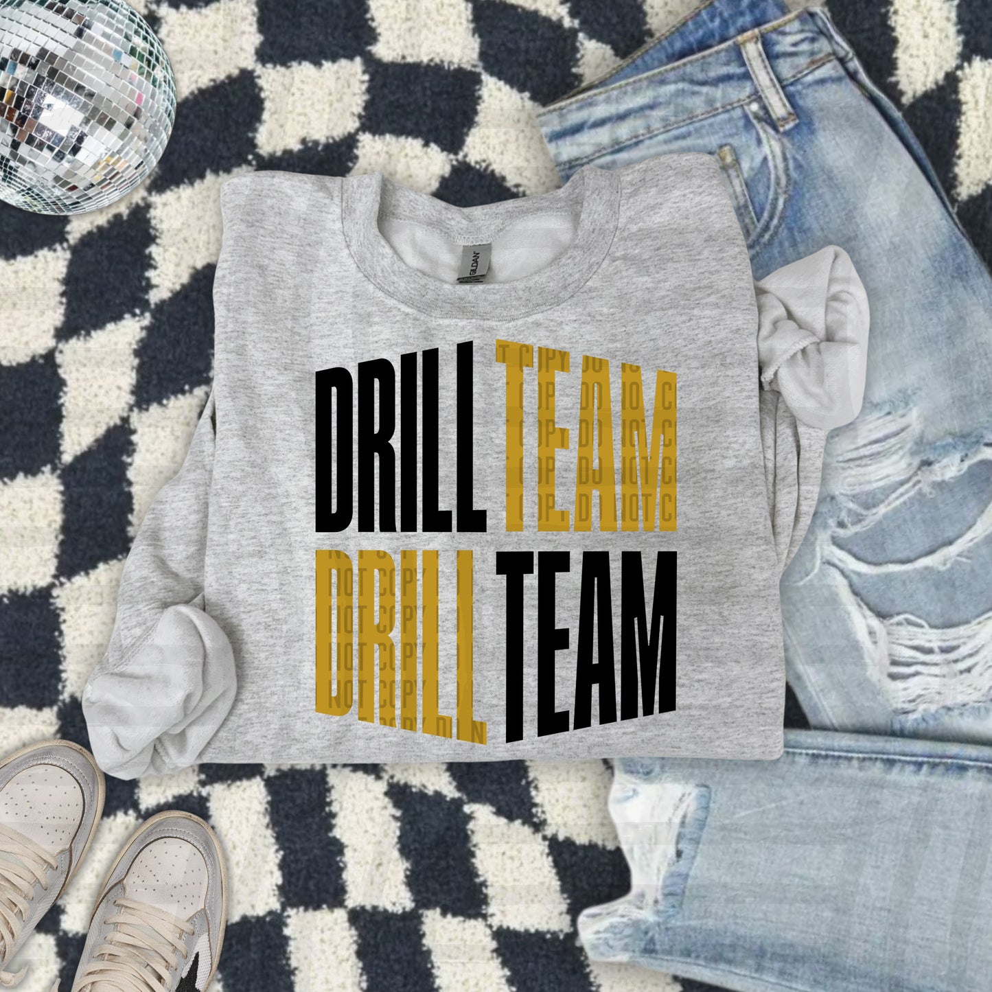 WORD ART DRILL TEAM TEE