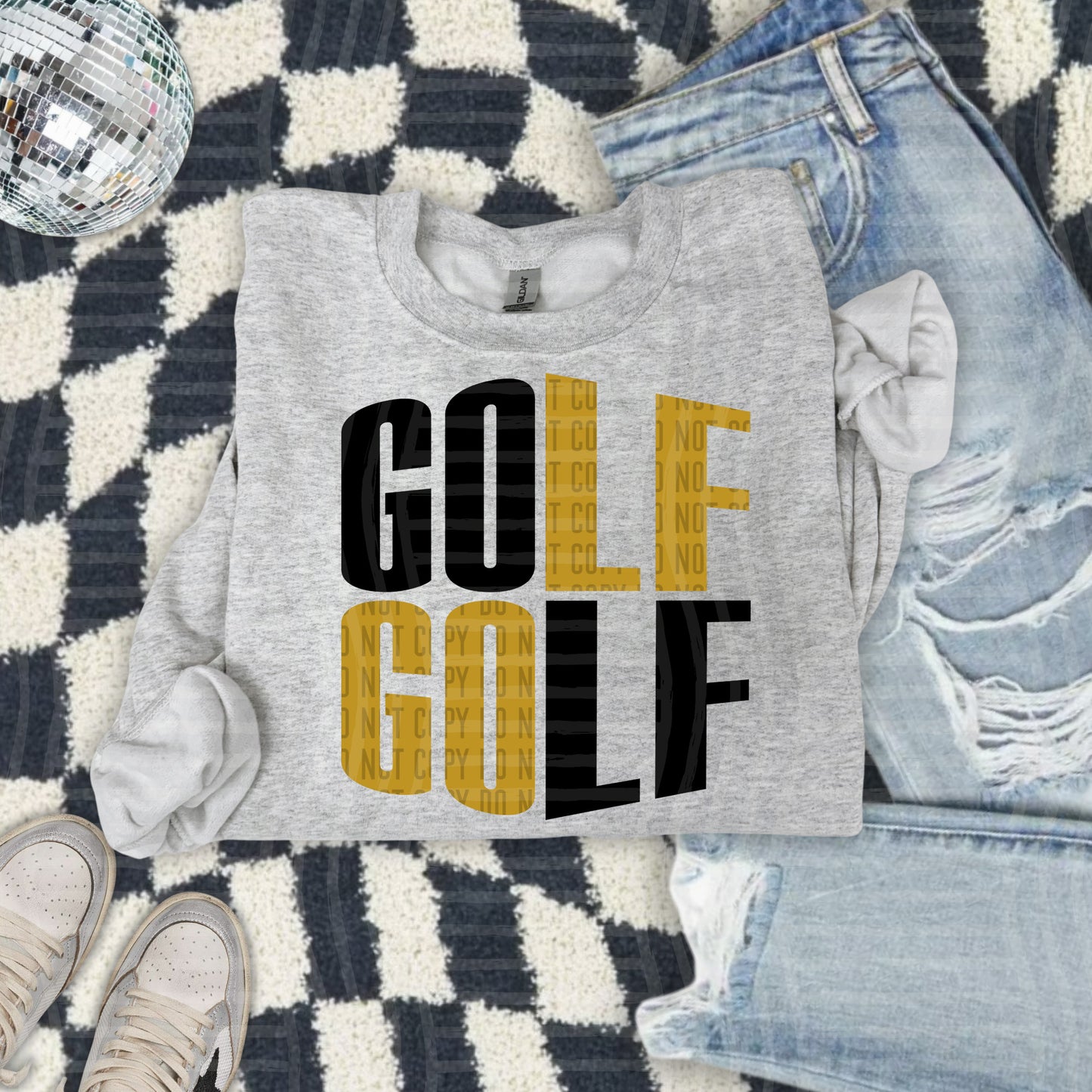 WORD ART GOLF TEE