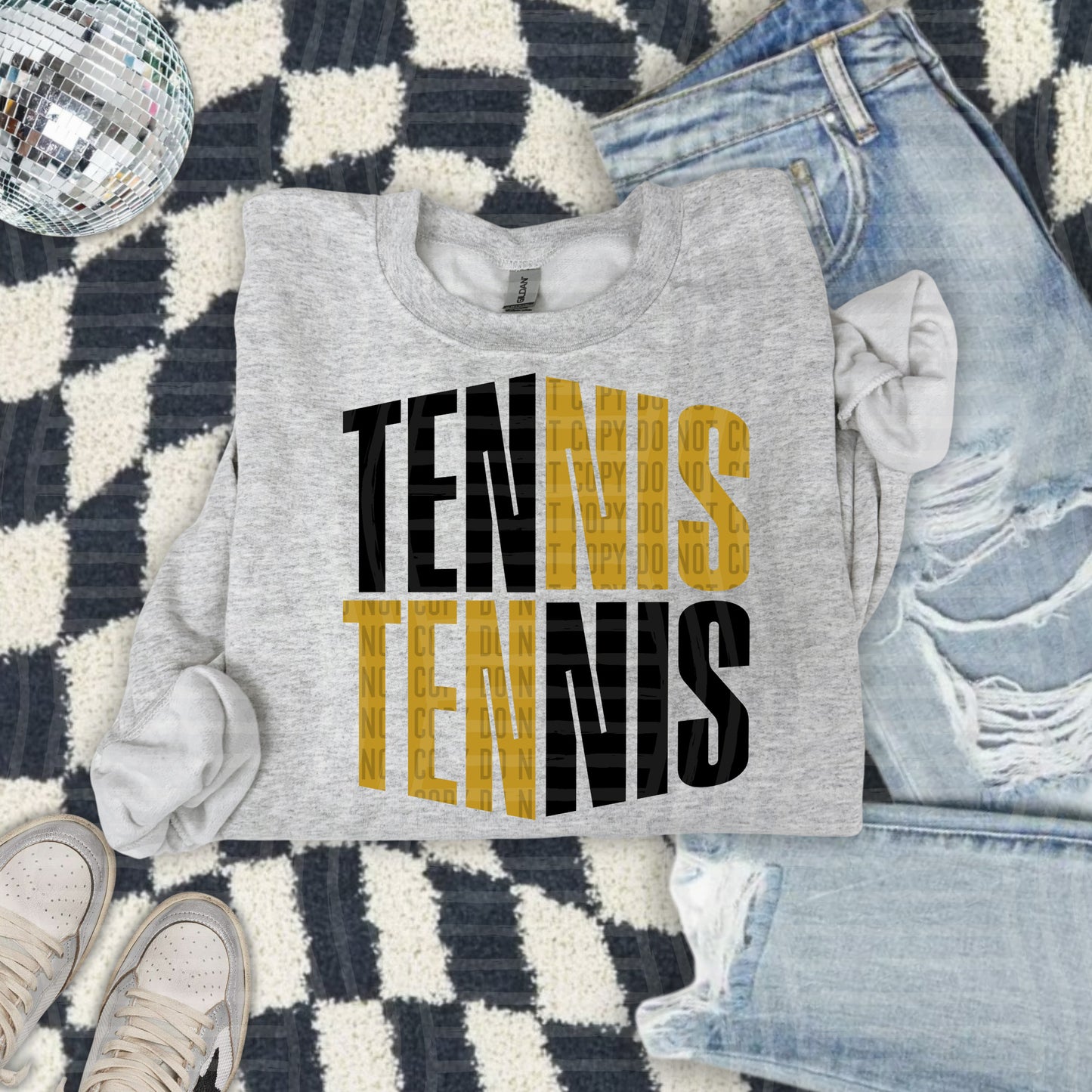 WORD ART TENNIS TEE
