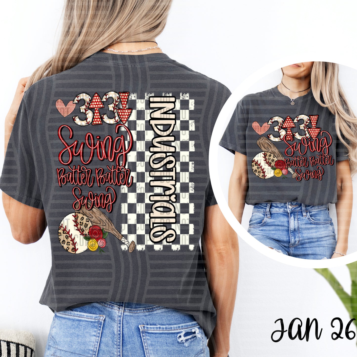 BASEBALL SWING BATTER TEE
