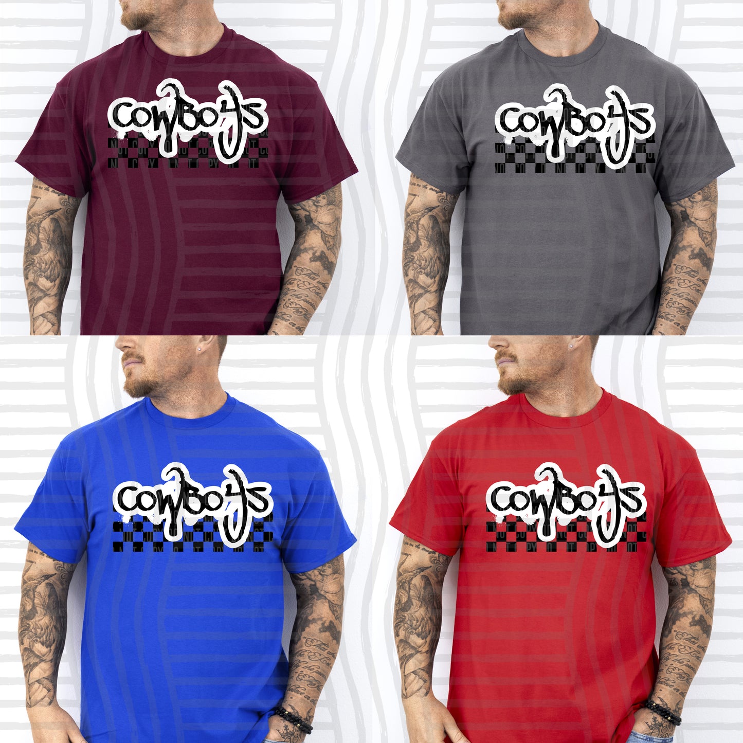INK DRIP VARIETY OF MASCOT TEES