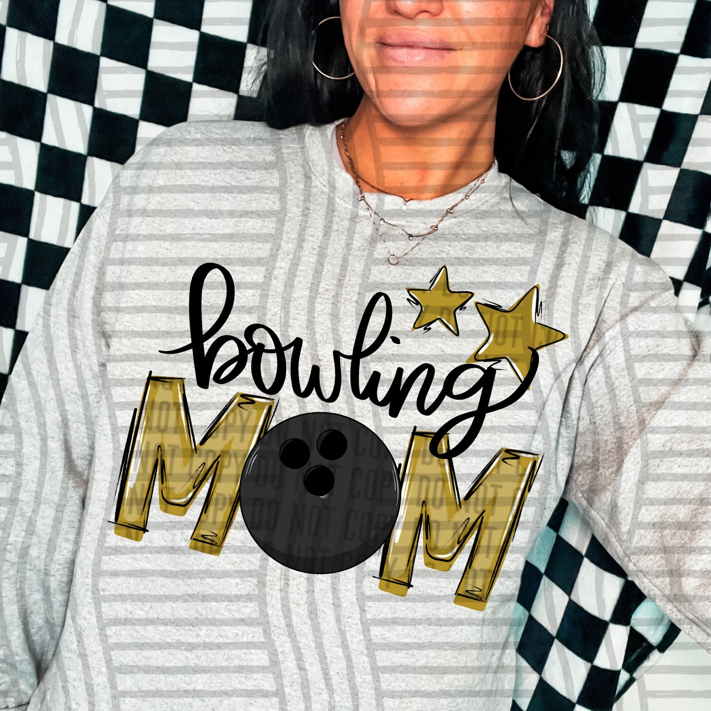 BOWLING MOM TEES - 20 COLORS