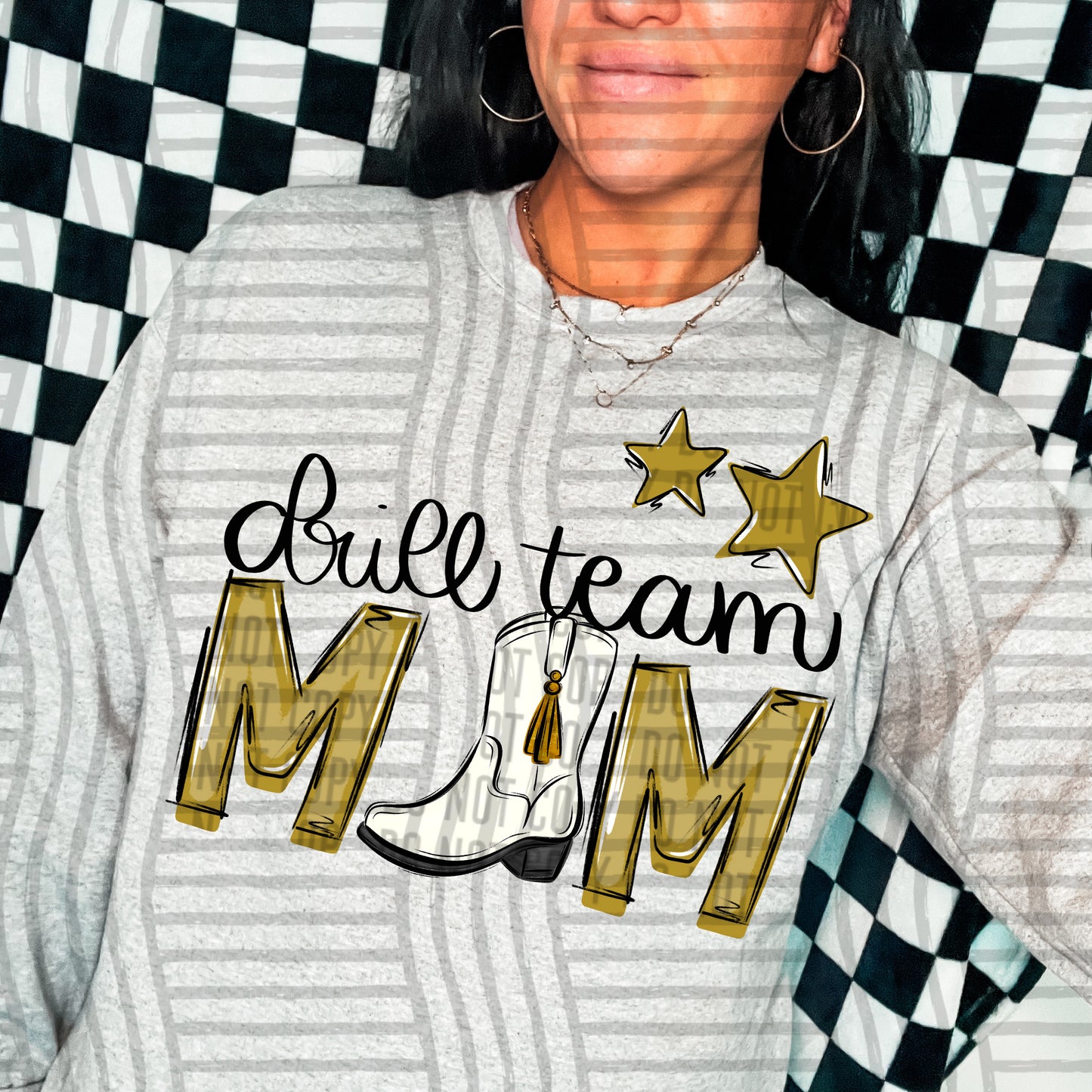 DRILL TEAM MOM TEES - 20 COLORS