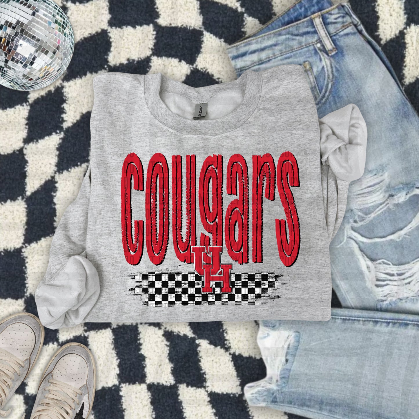 CHECKERED COLLEGE TEES