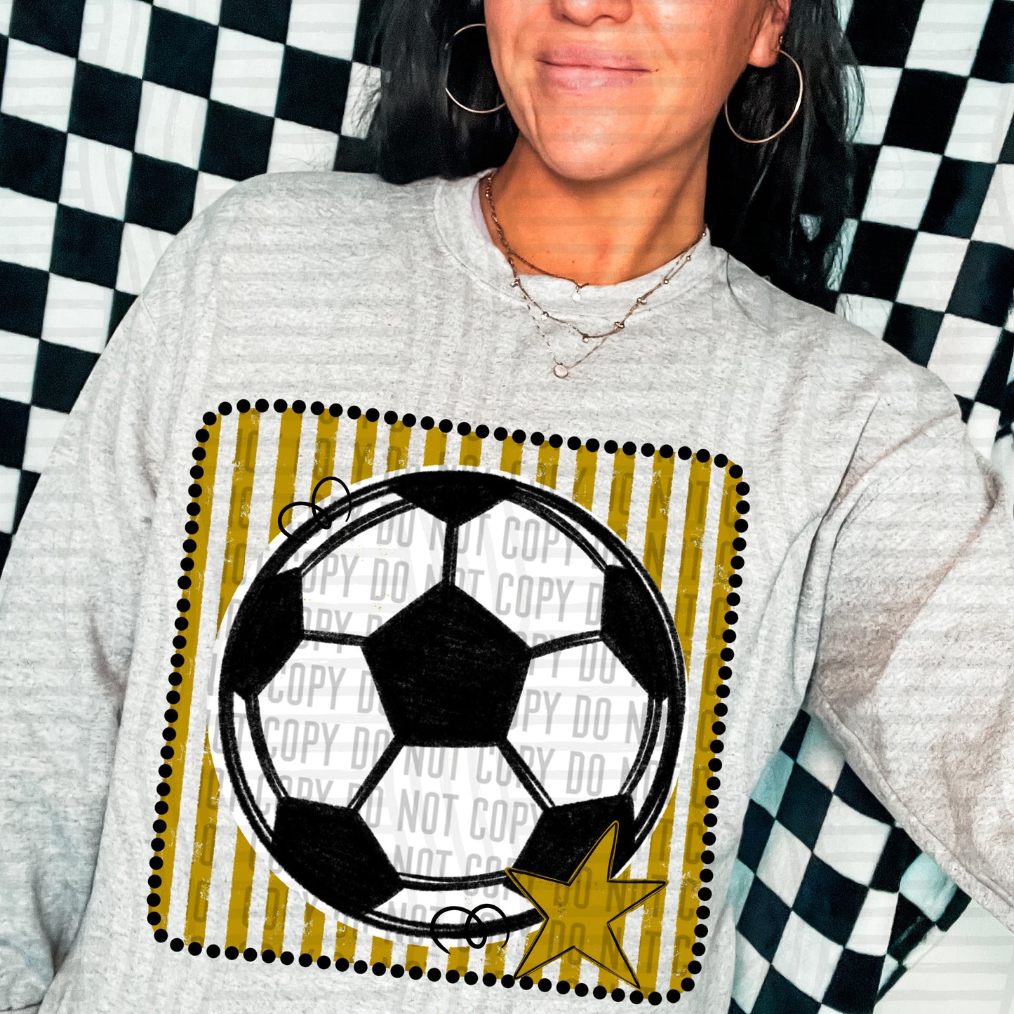 DISTRESSED SOCCER TEE - MULTIPLE COLORS