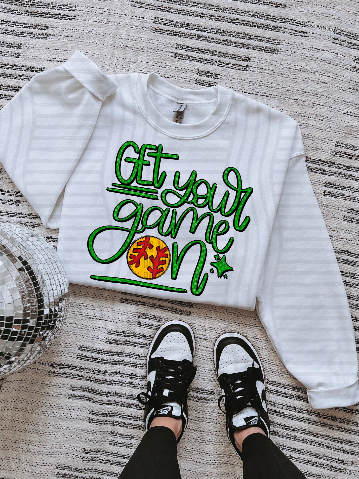 SOFTBALL GET YOUR GAME ON TEES - 20 COLORS
