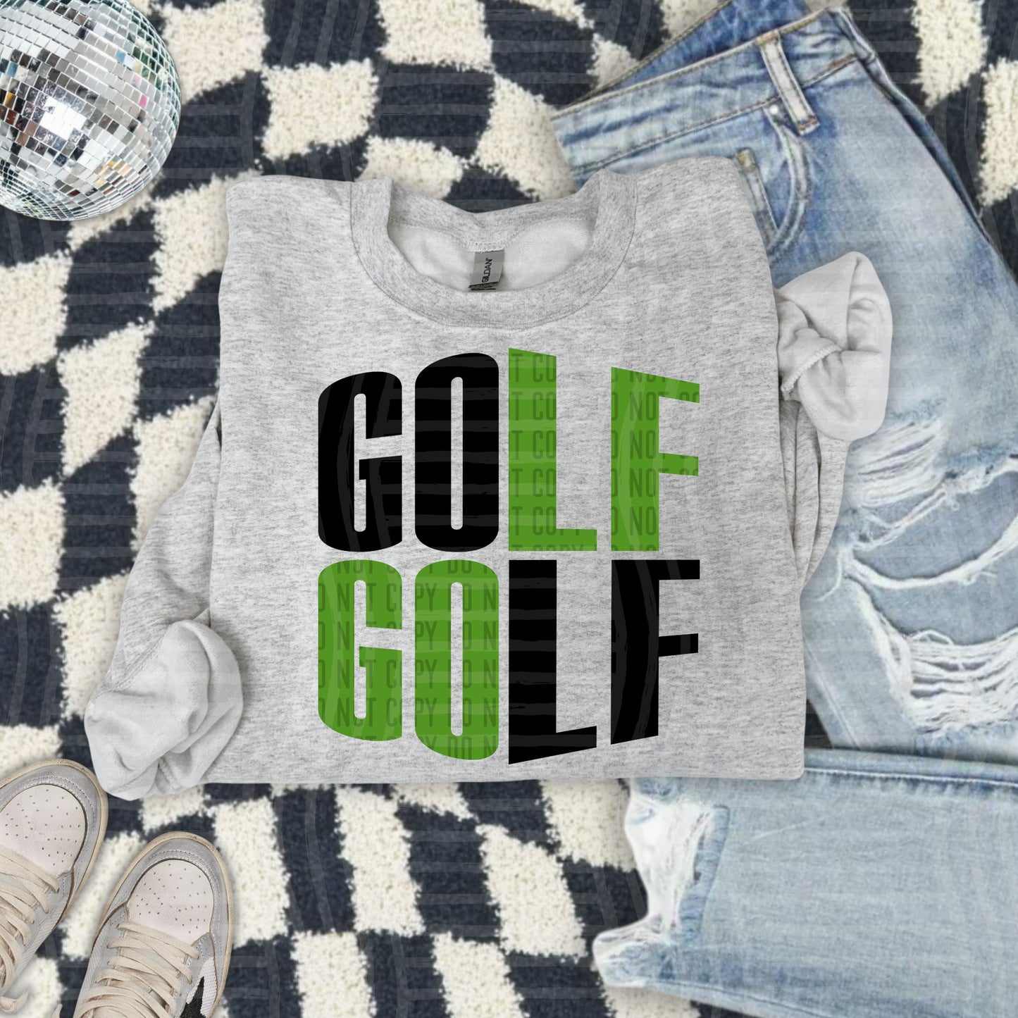 WORD ART GOLF TEE