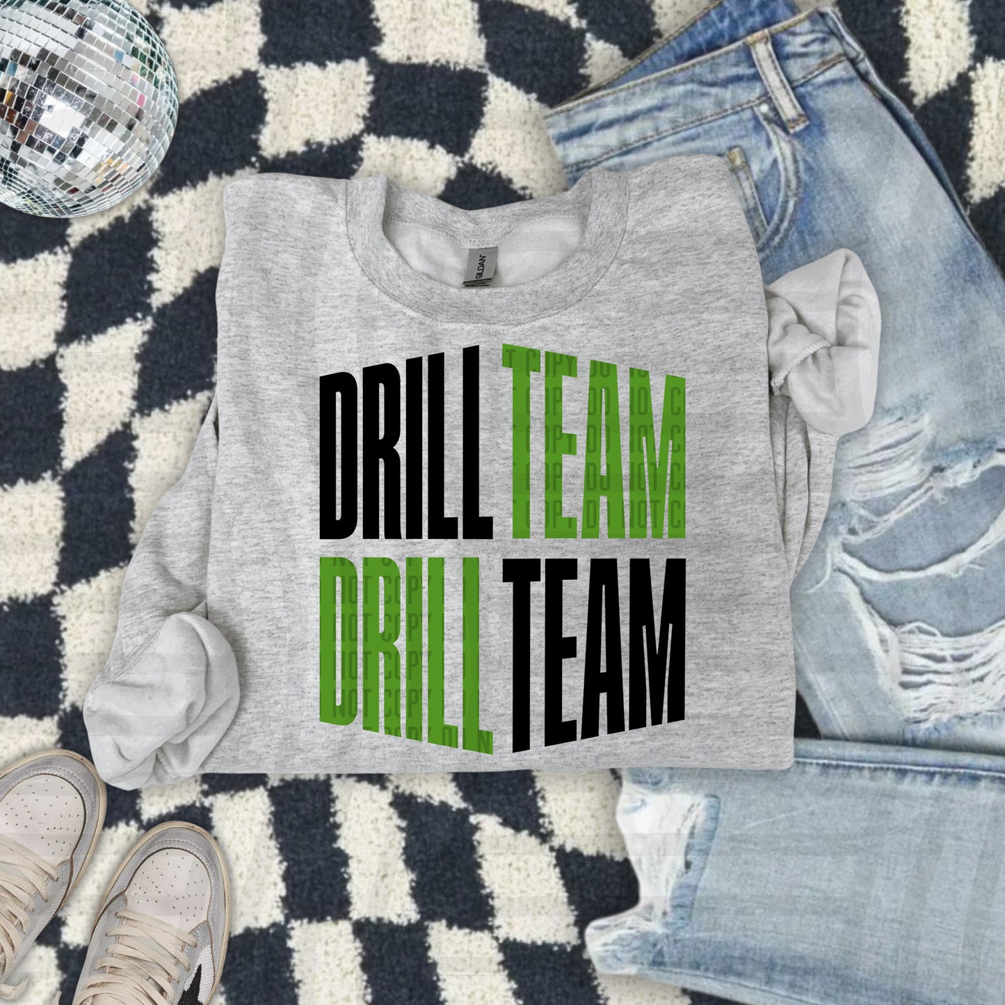 WORD ART DRILL TEAM TEE