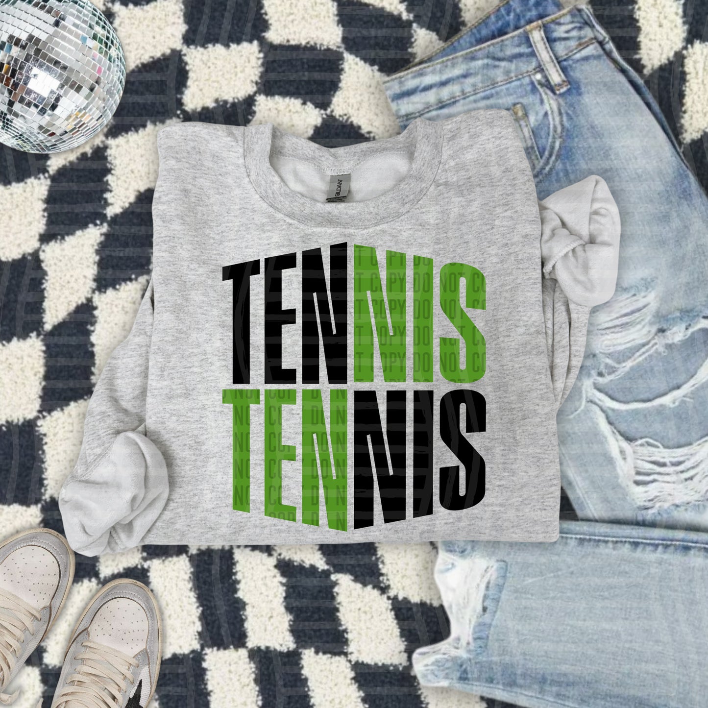 WORD ART TENNIS TEE