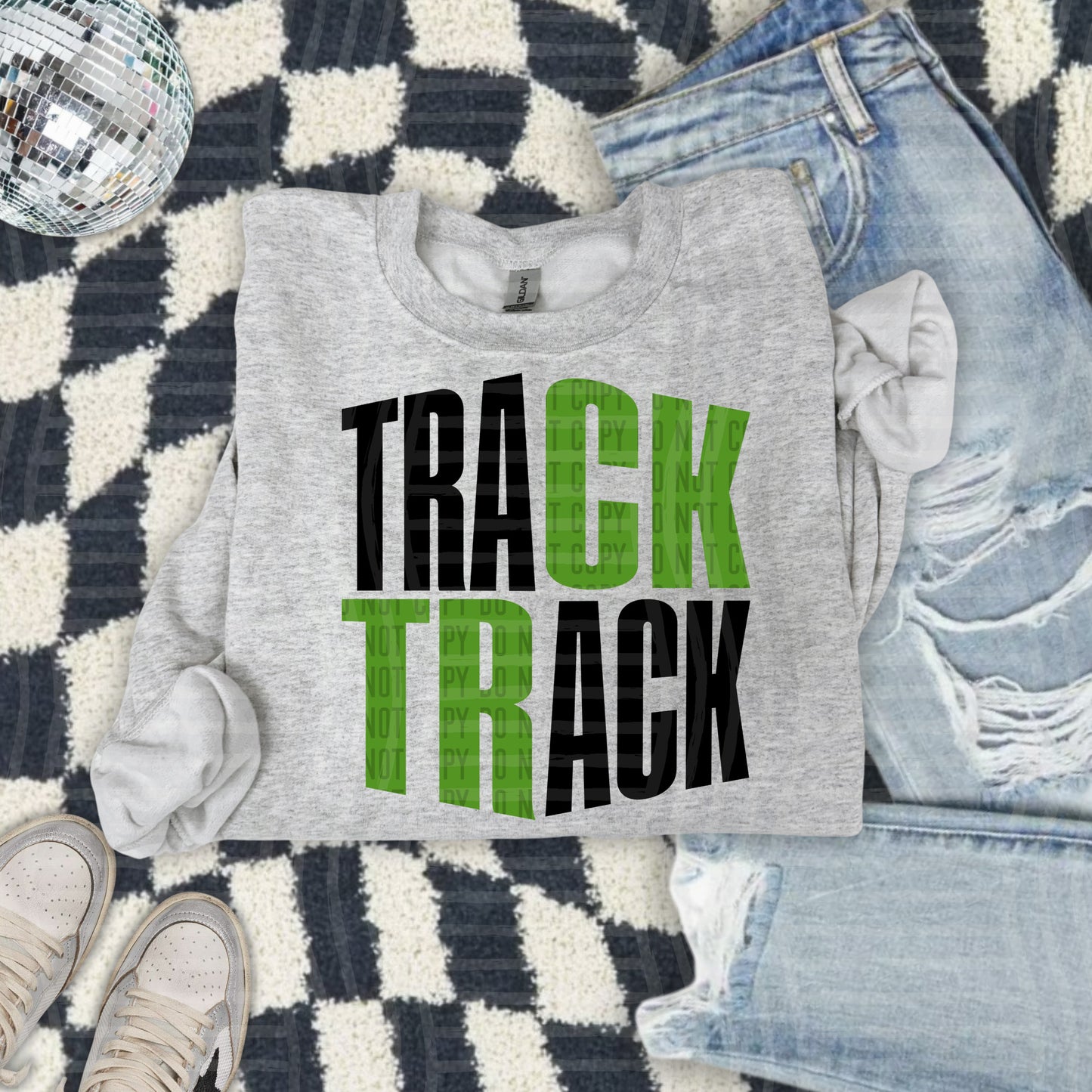 WORD ART TRACK TEE