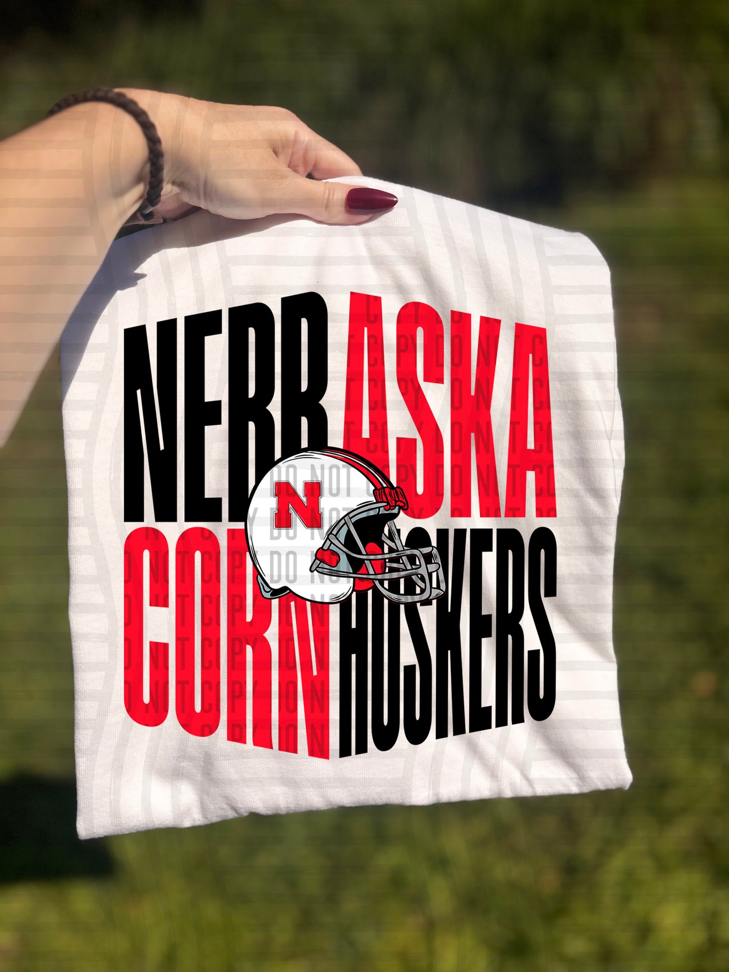 COLLEGE WORD ART TEE