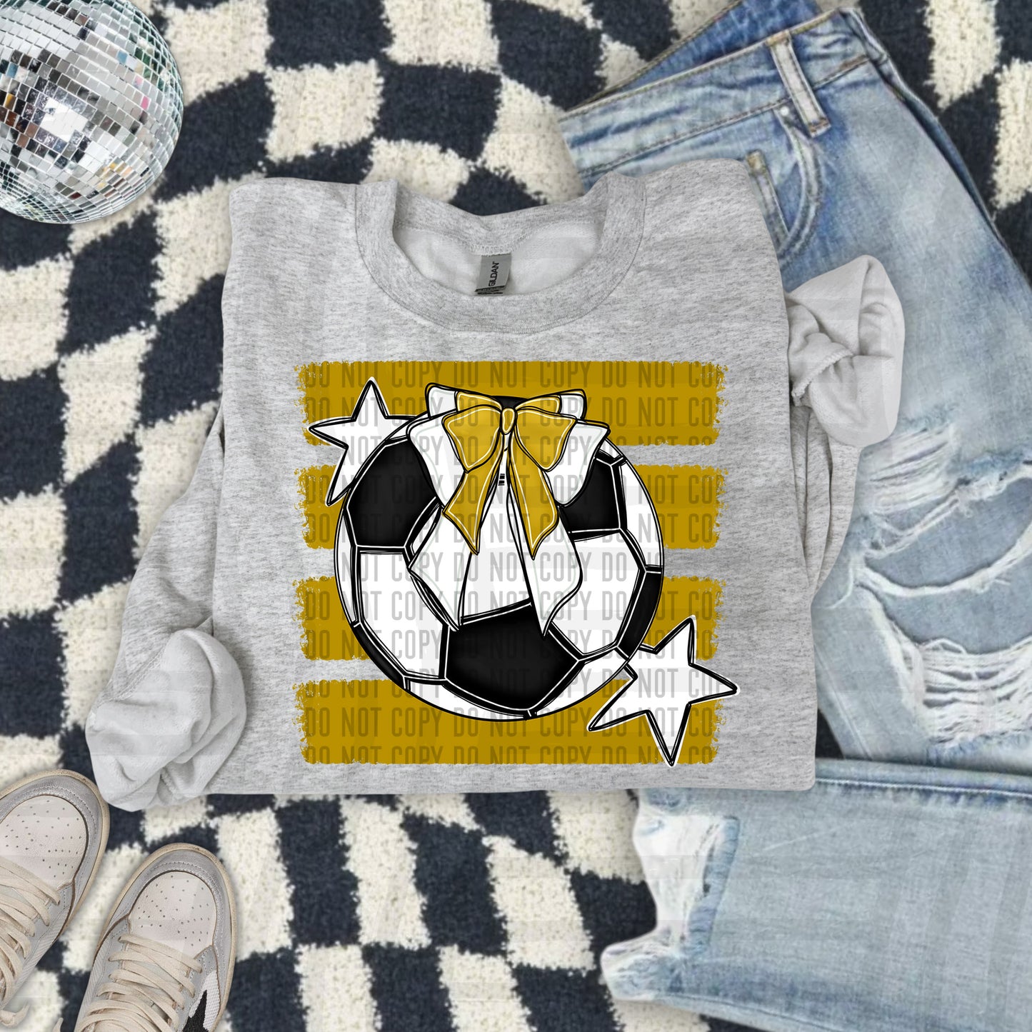 SOCCER BOW BOW TEES -25 COLORS