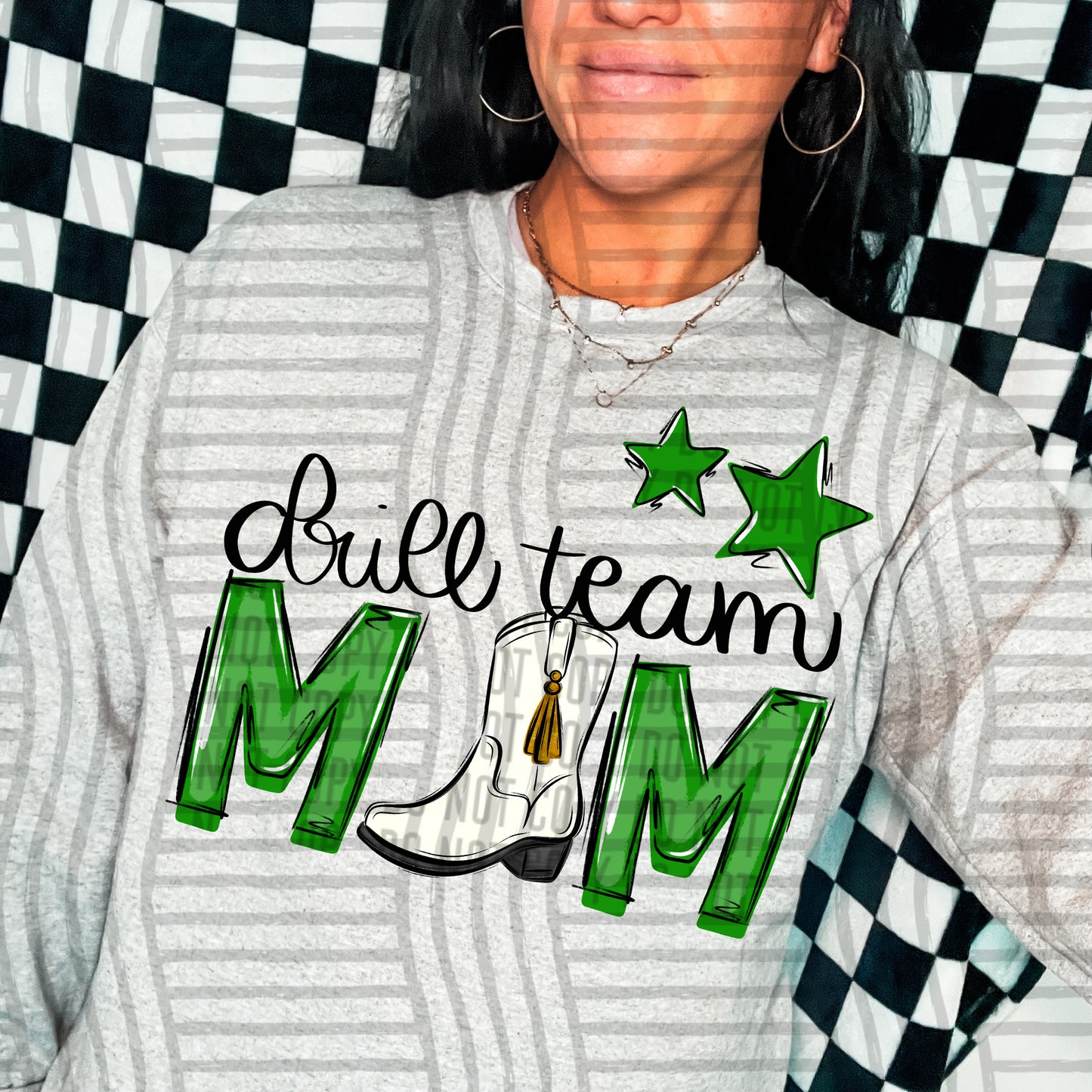 DRILL TEAM MOM TEES - 20 COLORS