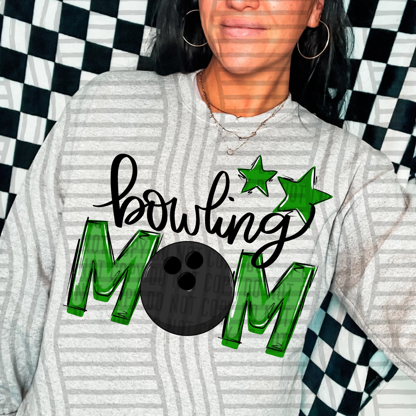 BOWLING MOM TEES - 20 COLORS