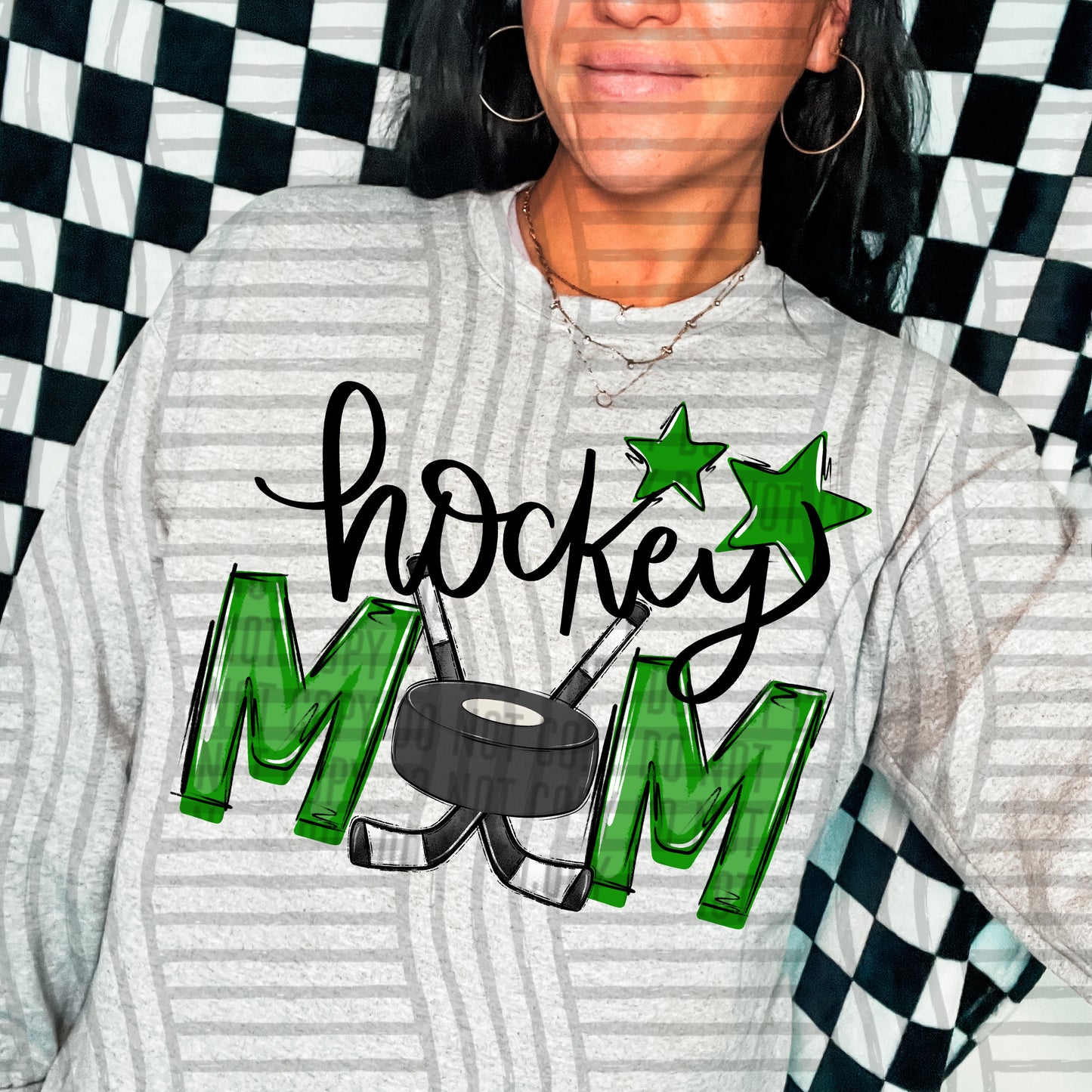 HOCKEY MOM TEES - 20 COL0RS