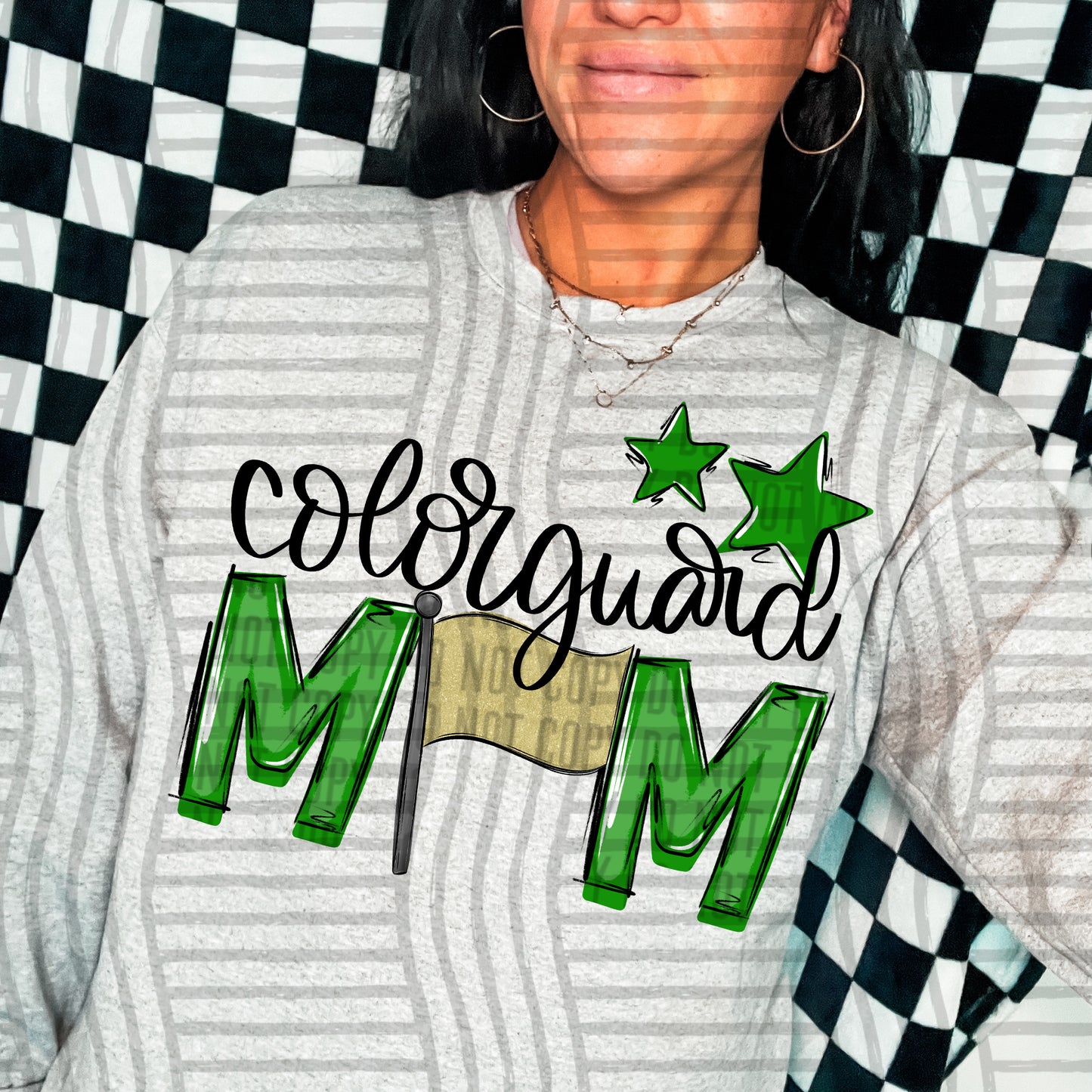 COLORGUARD MOM TEES - 20 COLORS
