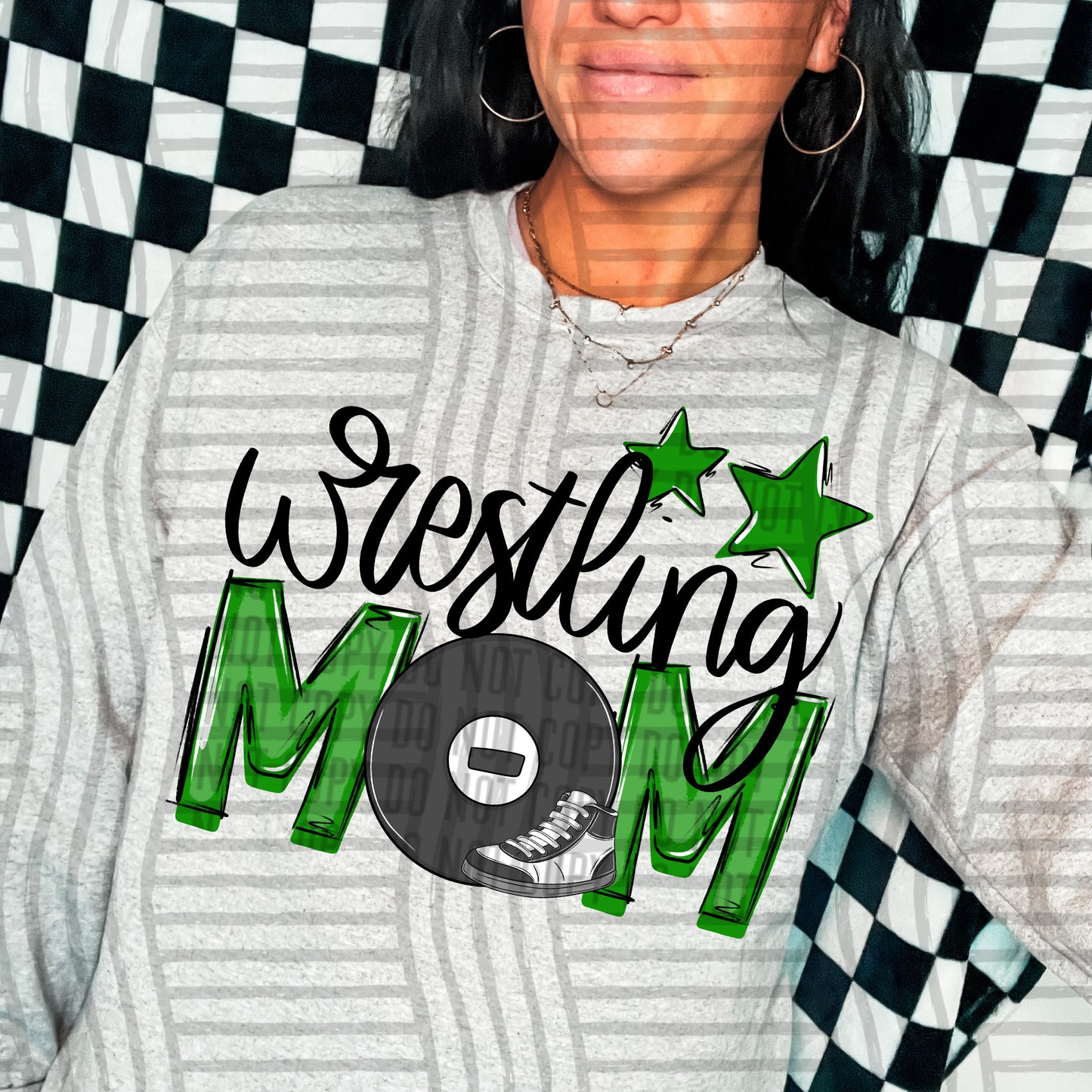 WRESTLING MOM TEES -20 COLORS