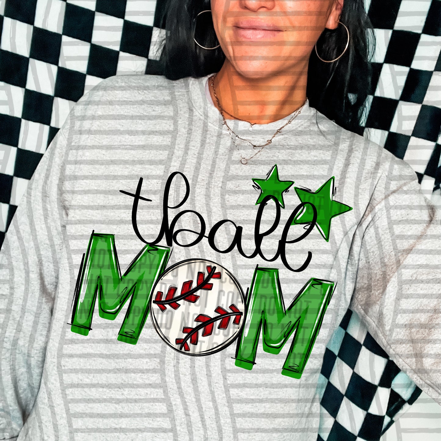 T-BALL MOM TEES - 20 COLORS