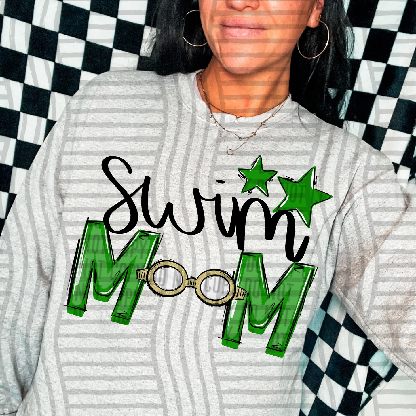 SWIM MOM TEES - 20 COLORS