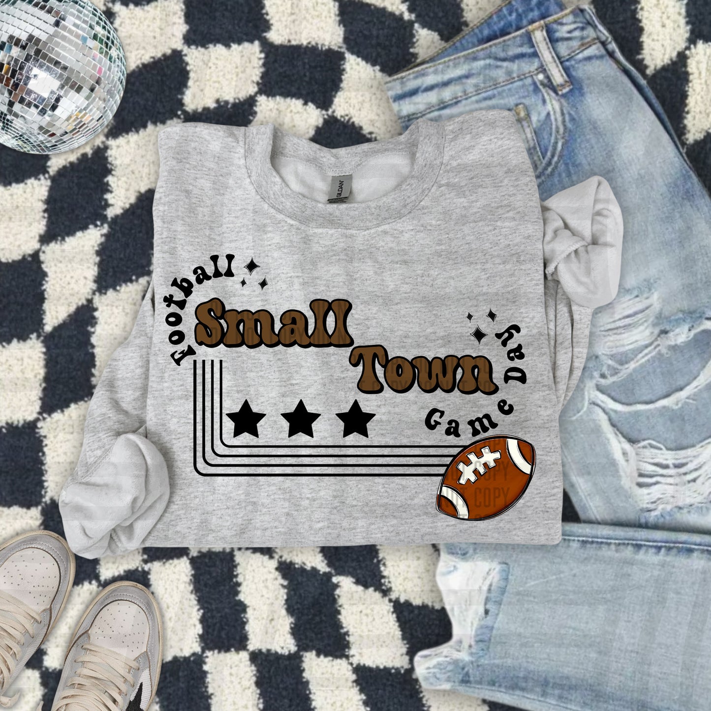 SMALL TOWN FOOTBALL TEES -21 COLORS