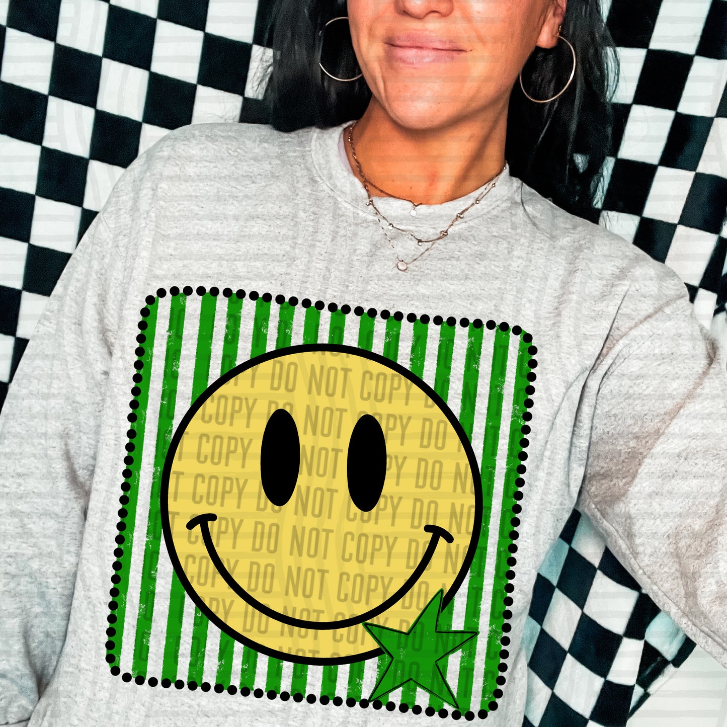DISTRESSED SMILEY TEE - MULTIPLE COLORS
