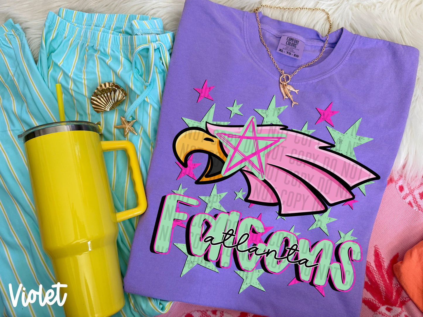 NFL PREPPY STAR EYED TEE