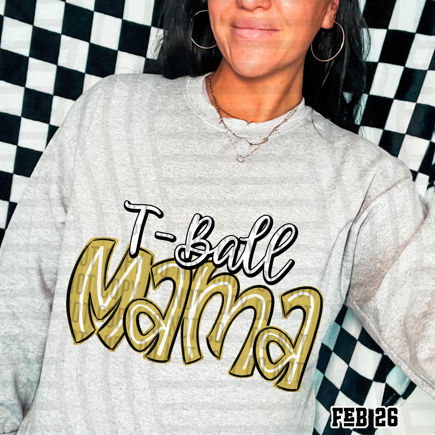 T-BALL MAMA TEE - VARIETY OF COLORS