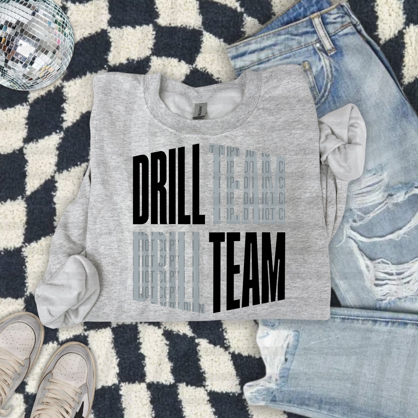 WORD ART DRILL TEAM TEE