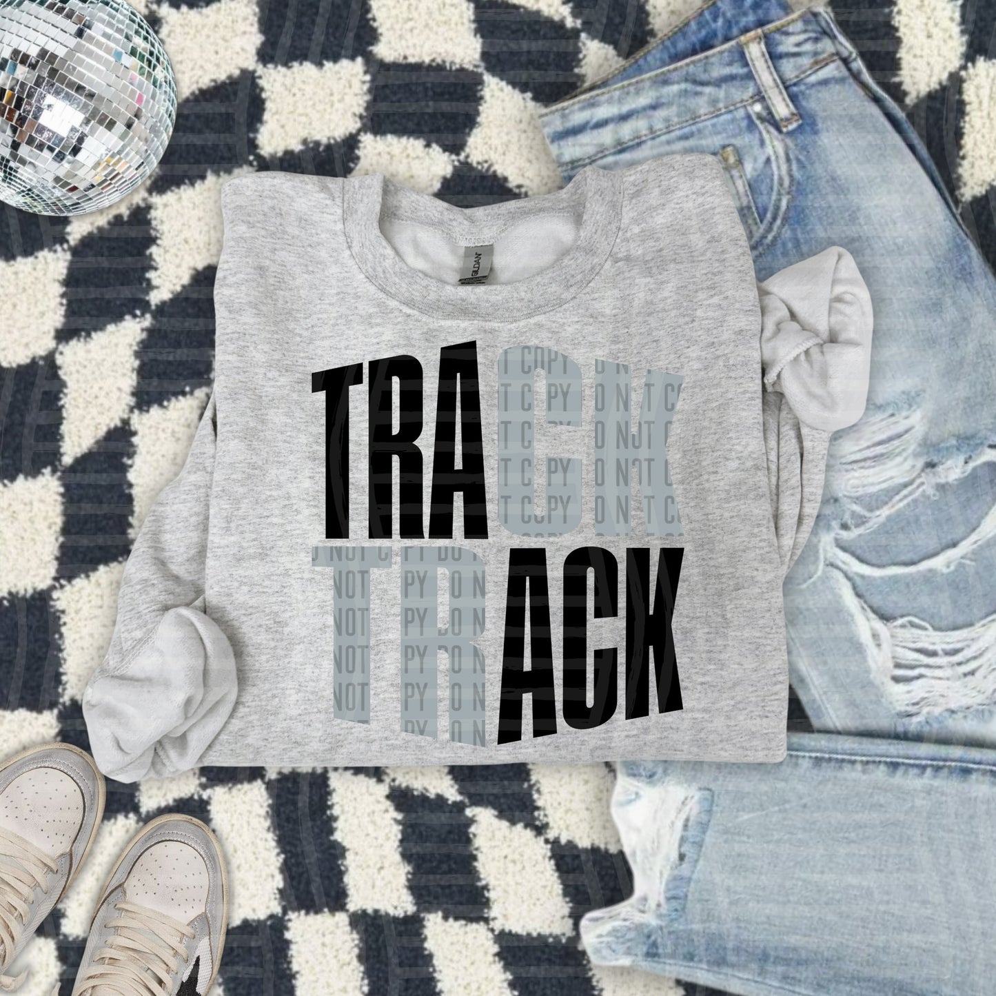 WORD ART TRACK TEE