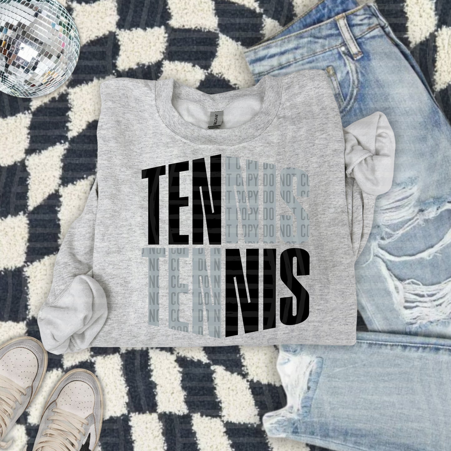 WORD ART TENNIS TEE