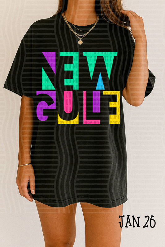 CONFETTI CUT OUT MASCOT TEE