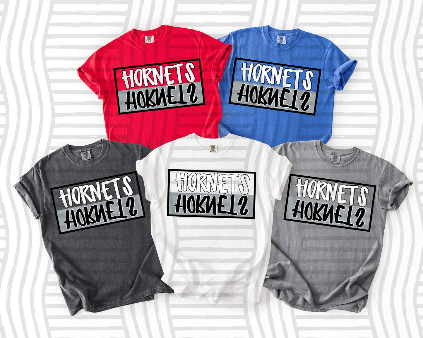 BOX FLIPPED MASCOTS TEE