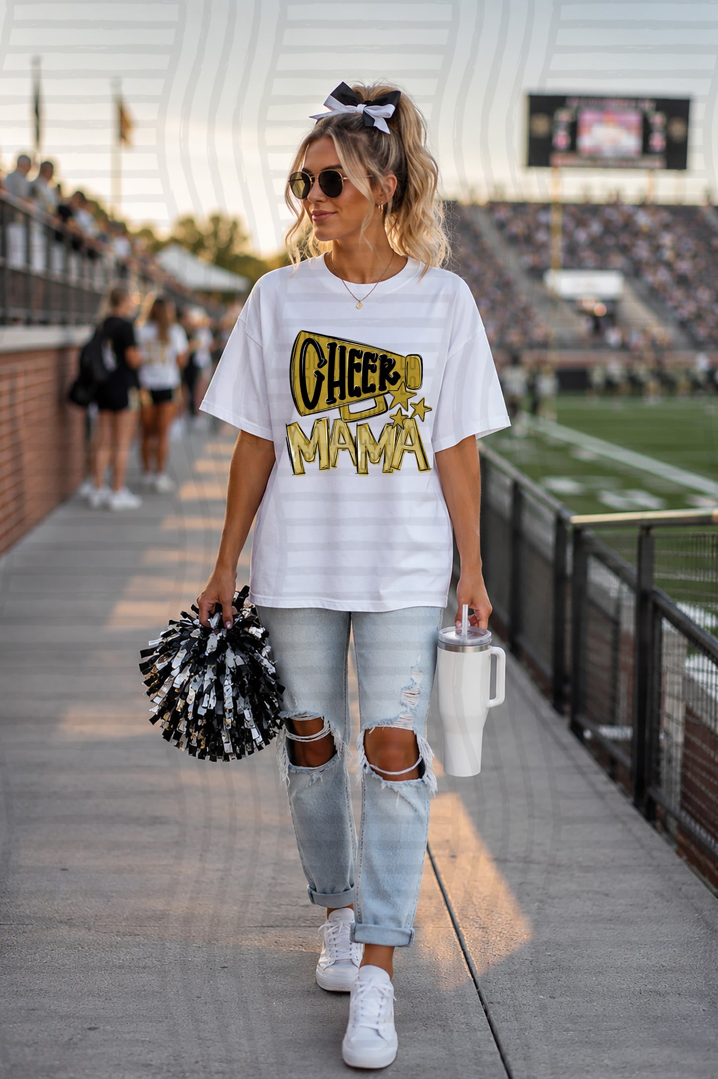 CHEER MAMA TEES -25 COLORS