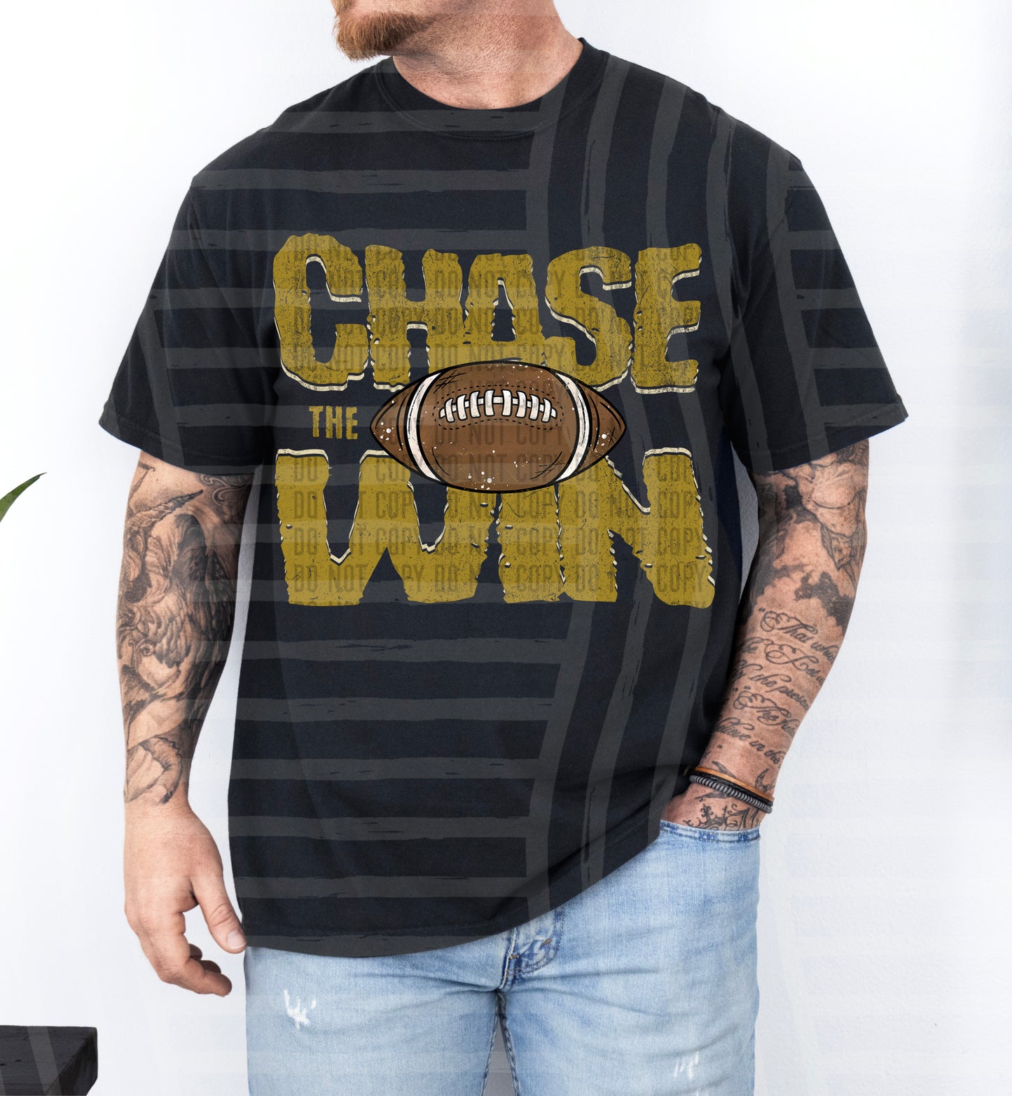 FOOTBALL -CHASE THE WIN TEES- VARIETY COLORS