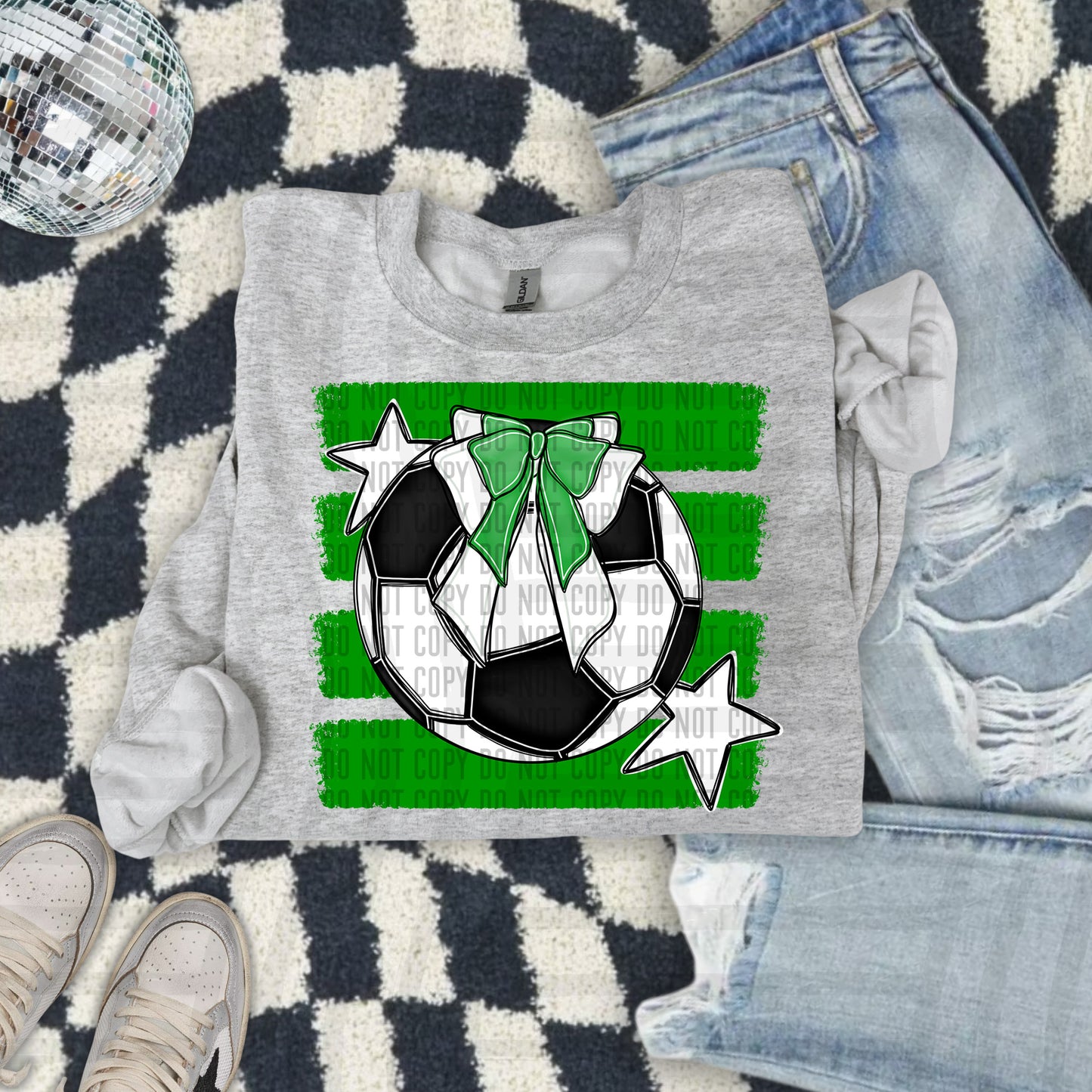 SOCCER BOW BOW TEES -25 COLORS