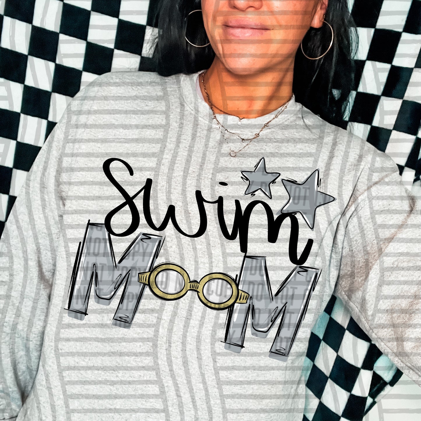 SWIM MOM TEES - 20 COLORS