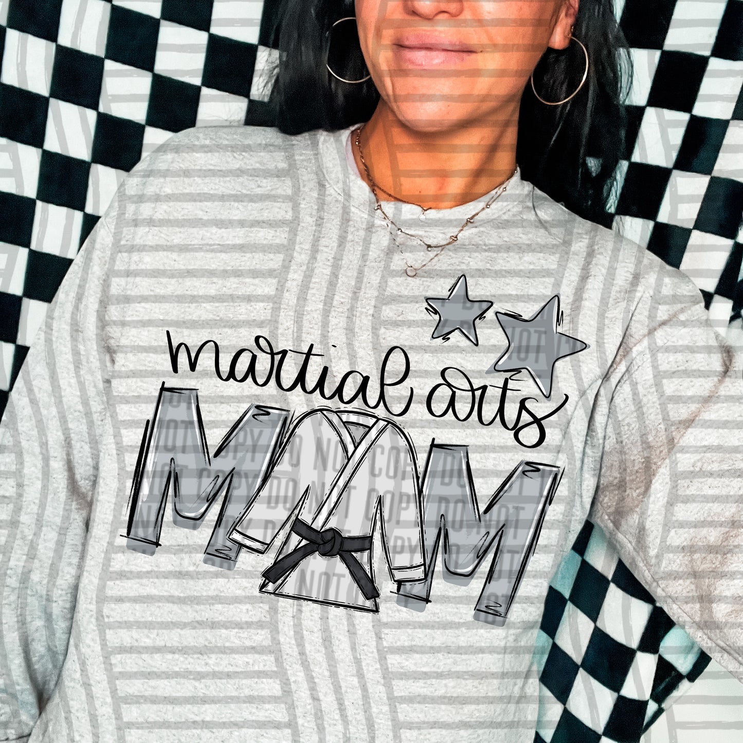 MARTIAL ARTS MOM TEE - 20 COLORS