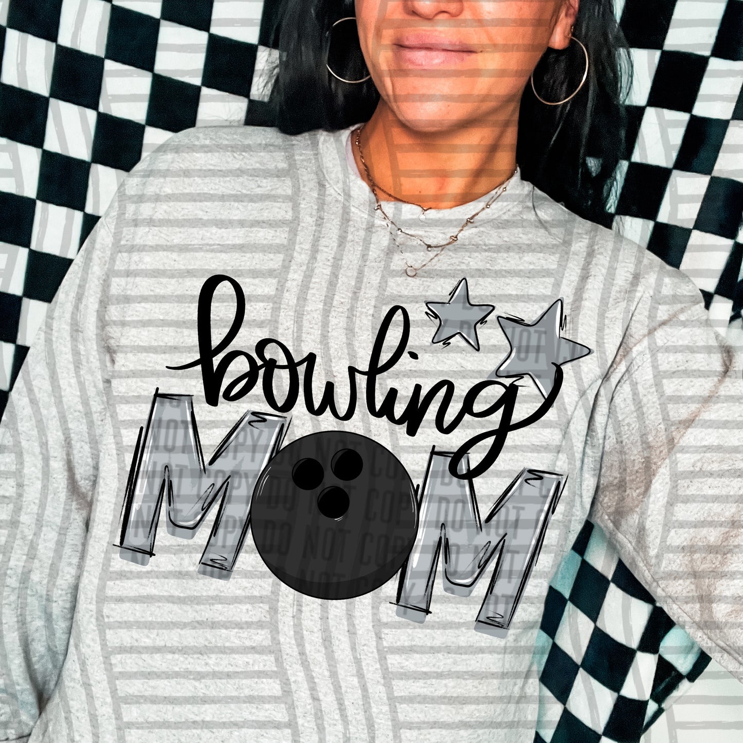 BOWLING MOM TEES - 20 COLORS