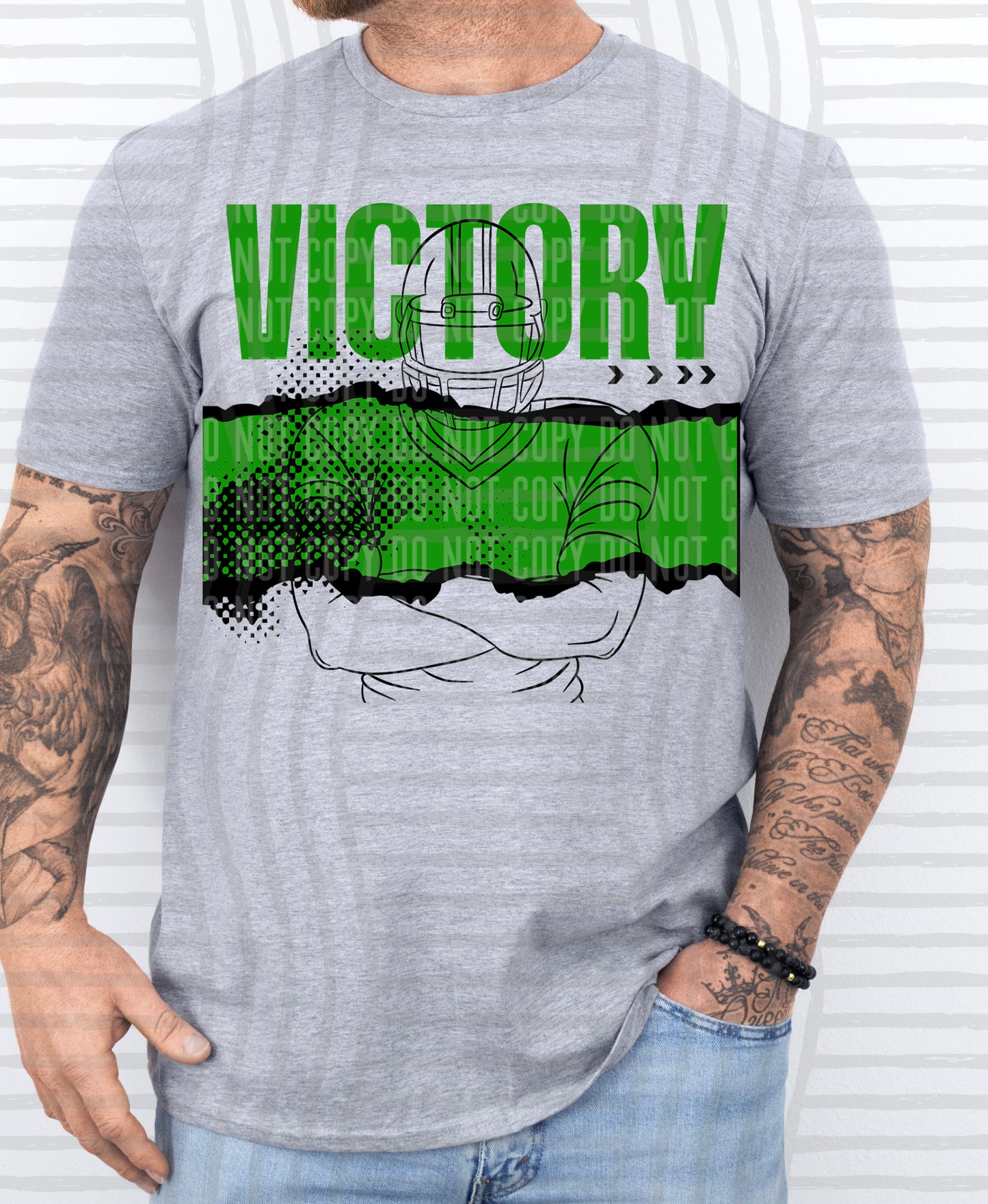 VICTORY FOOTBALL PLAYER TEES -25 COLORS