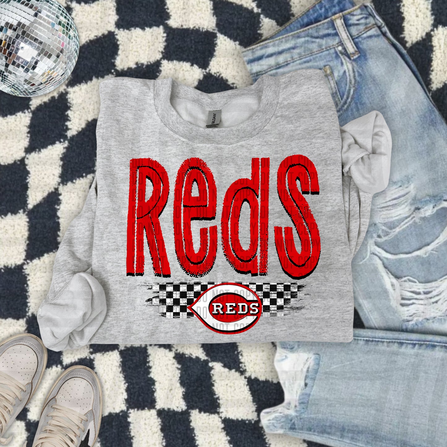 CHECKERED MLB TEES